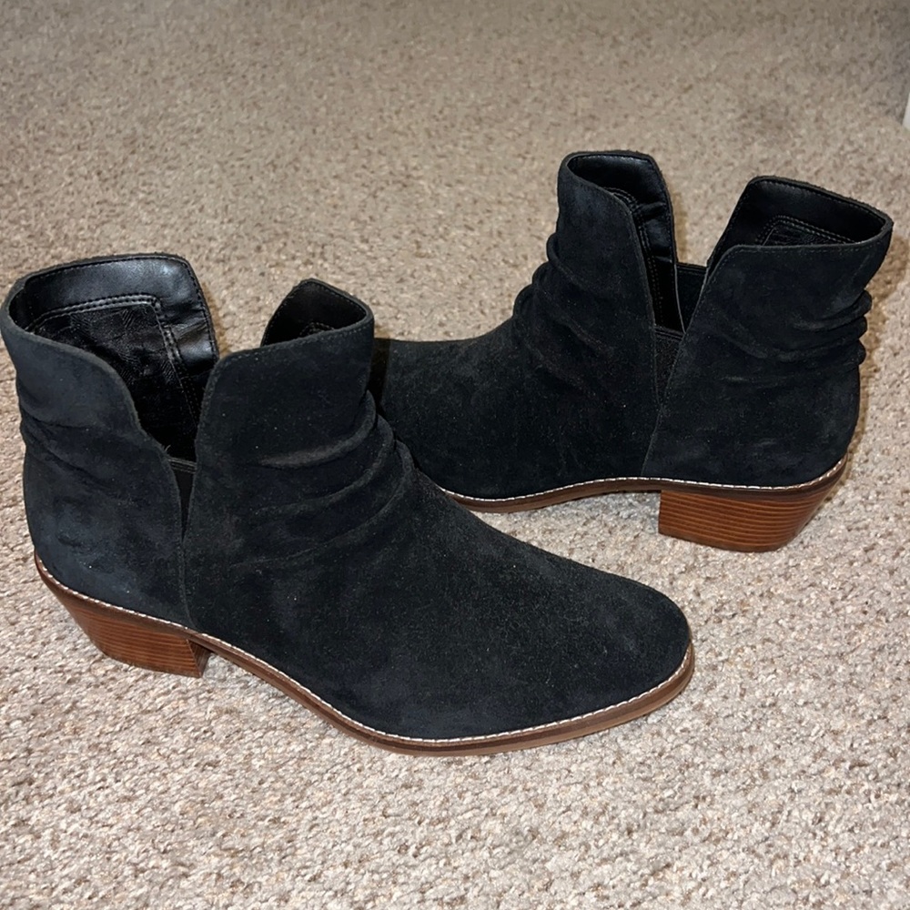 Cole Haan suede ankle booties NEVER WORN